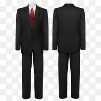 男式西服套装矢量素材