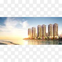 房地产海报背景