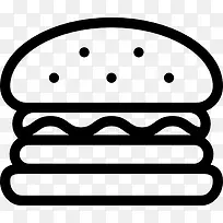 一hamburguer 图标