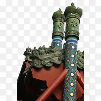 中国古代房屋中国龙柱