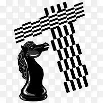 黑白格国际象棋盘