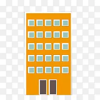酒店建筑豪华矢量素材