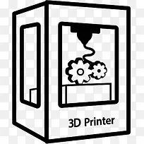 打印机3 d-printer-icons