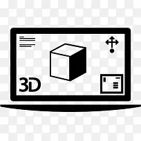 打印机3 d-printer-icons