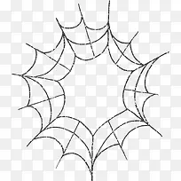 卡通素材手绘蜘蛛网