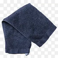 蓝色简约装饰毛巾设计图