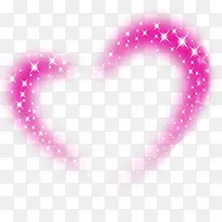 粉色心形框架浪漫婚礼海报图片