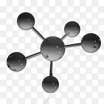 分子结构创意背景