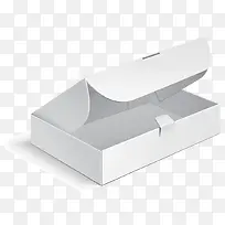 白色包装纸盒设计矢量图