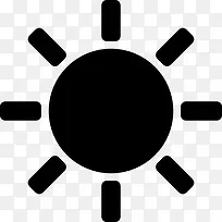 白平衡太阳光模式图标