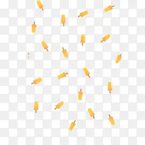 橘子雪糕底纹