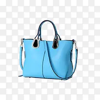 蓝色女性手提包