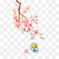 一枝红梅