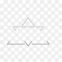 三角形科技标题栏矢量图