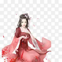 长发古装女子