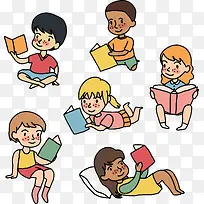 儿童看书