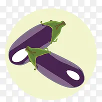 卡通茄子