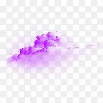 紫色彩云素材
