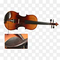 手工小提琴细节图