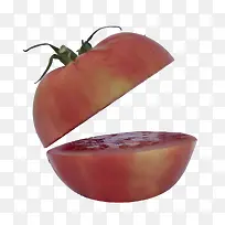 切半的番茄