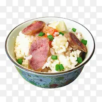 香肠焖饭