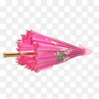 粉色油纸伞