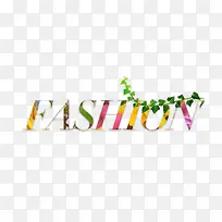 FASHION彩色艺术字