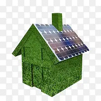 绿色太阳能环保房子