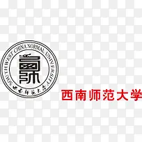 西南师范大学logo