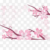 春天浪漫樱花花纹