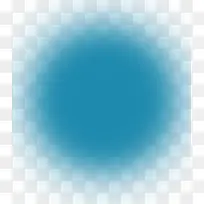 青色斑点圆球透明特效装饰