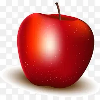 红色简约苹果