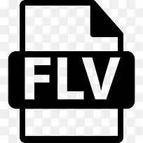 FLV文件格式的符号图标