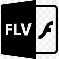 FLV Flash文件扩展接口符号图标