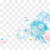 彩色色彩背景元素