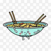 卡通水彩美食免抠图