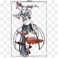 动漫风女郎