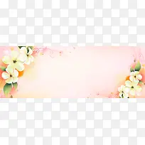 梦幻花卉banner背景