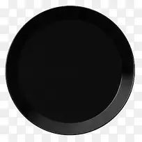 黑色圆形立体简约大方盘子