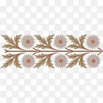 传统花边角花底纹素材