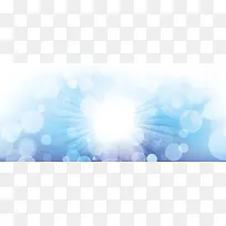 太阳清新光晕背景banner