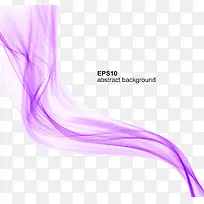 紫色飘带海报素材图片