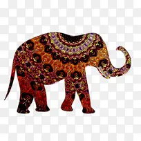 大象完美闪亮装饰品挂件