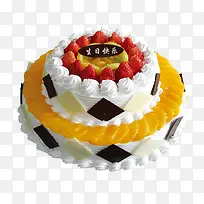 双层生日蛋糕