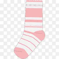 粉色卡通袜子素材图