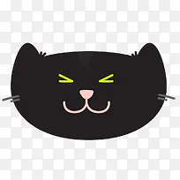 黑色猫咪头像