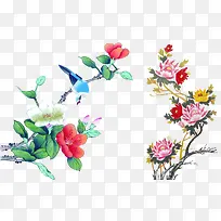 中国风花鸟素材