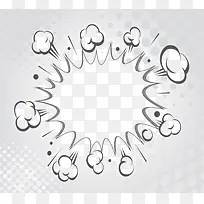 黑白漫画网点对话框