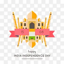 印度独立日泰姬陵建筑