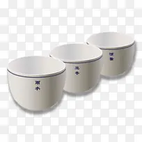 白色瓷茶碗